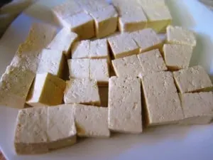 honey ginger tofu