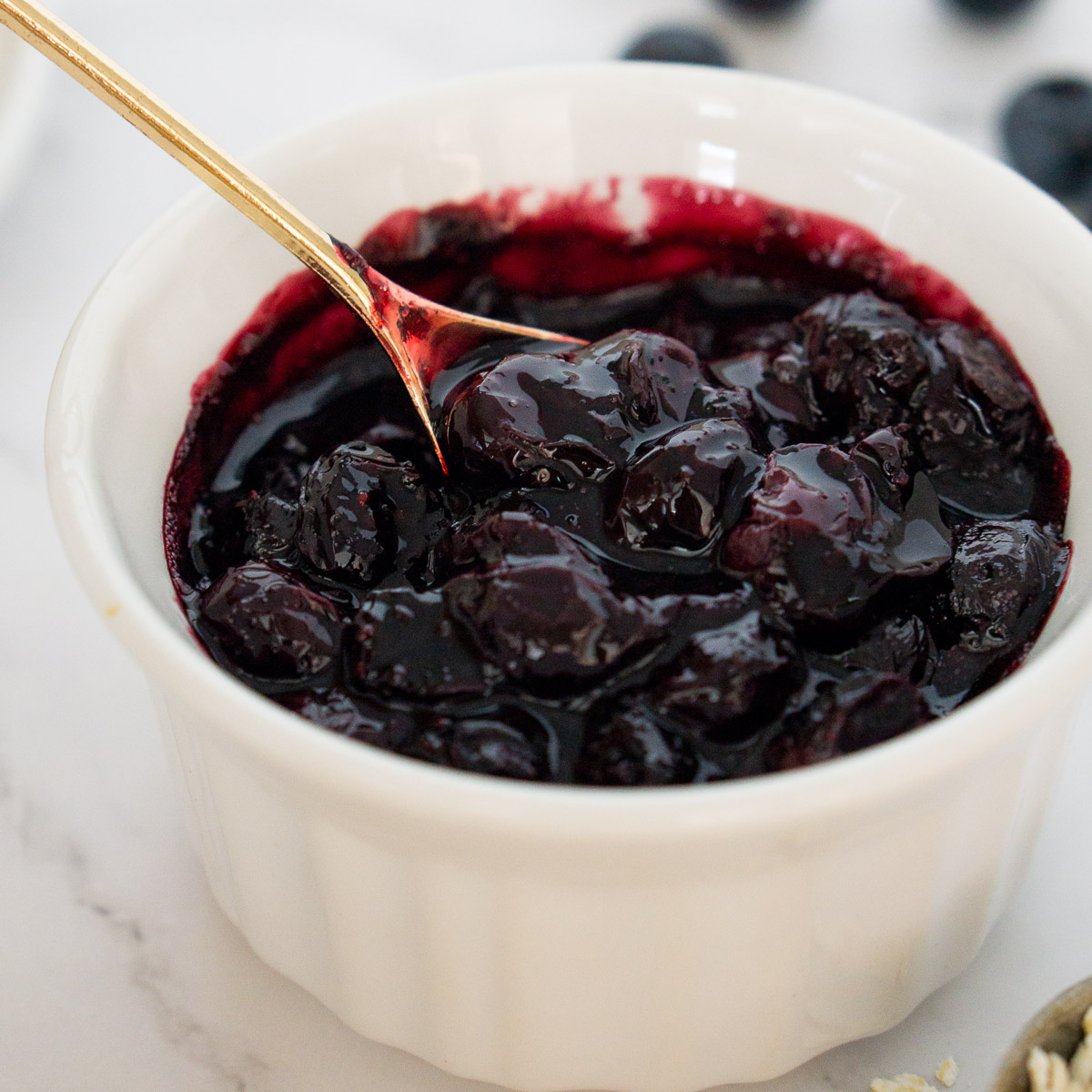 Blueberry sauce for blueberry Moscow Mules