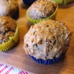 Banana, Cinnamon, and Chia Seed Muffins with Pecans
