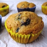 Wheat Germ Blueberry Muffins
