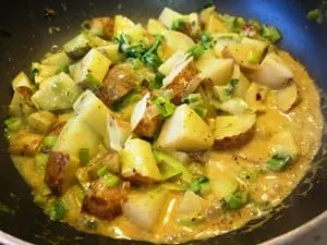 coconut curry with white fish
