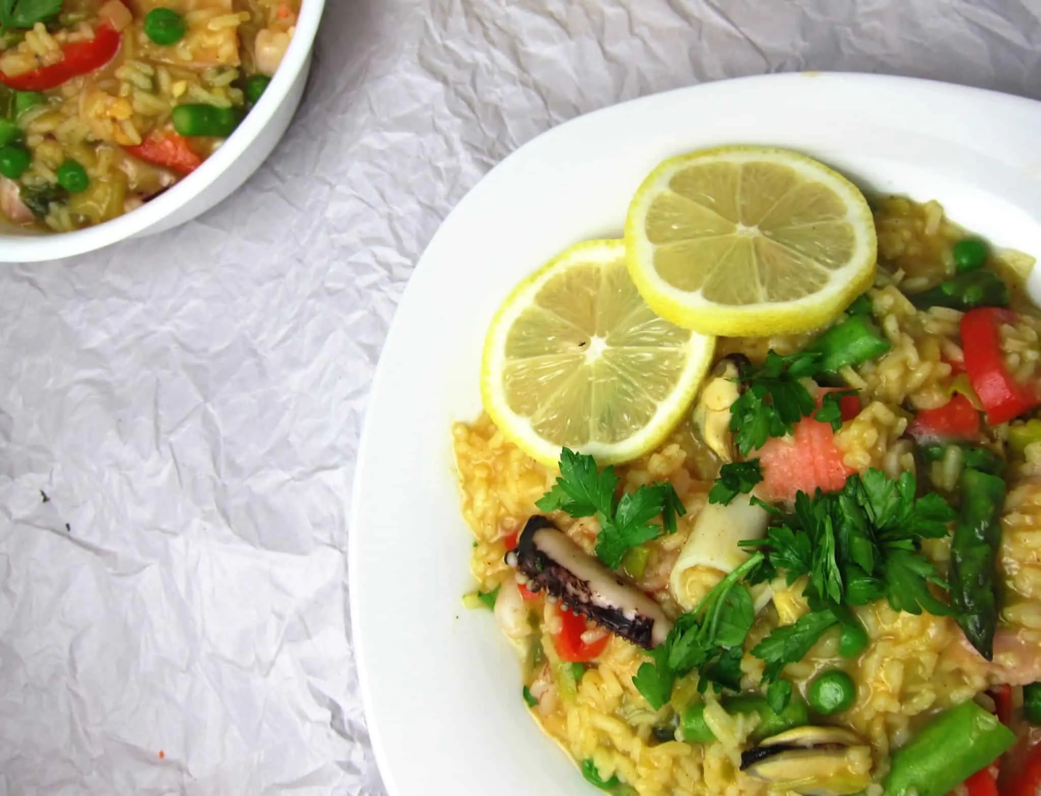 easy-weeknight-seafood-and-vegetable-paella-babaganosh