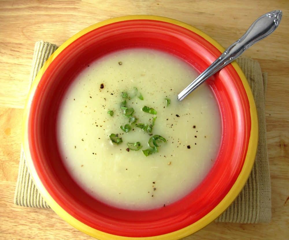 Creamy Turnip Potato Soup Vegan, GlutenFree, and Oh So Good