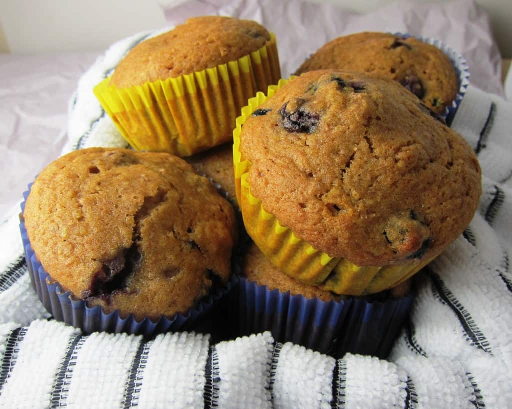 Nutritious and Delicious Wheat Germ Blueberry Muffins