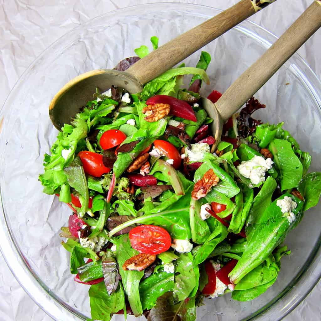 Beet and Blue Cheese Salad with Citrus Vinaigrette Dressing | Babaganosh