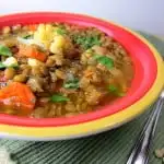 bowl of Moroccan Lentil Soup