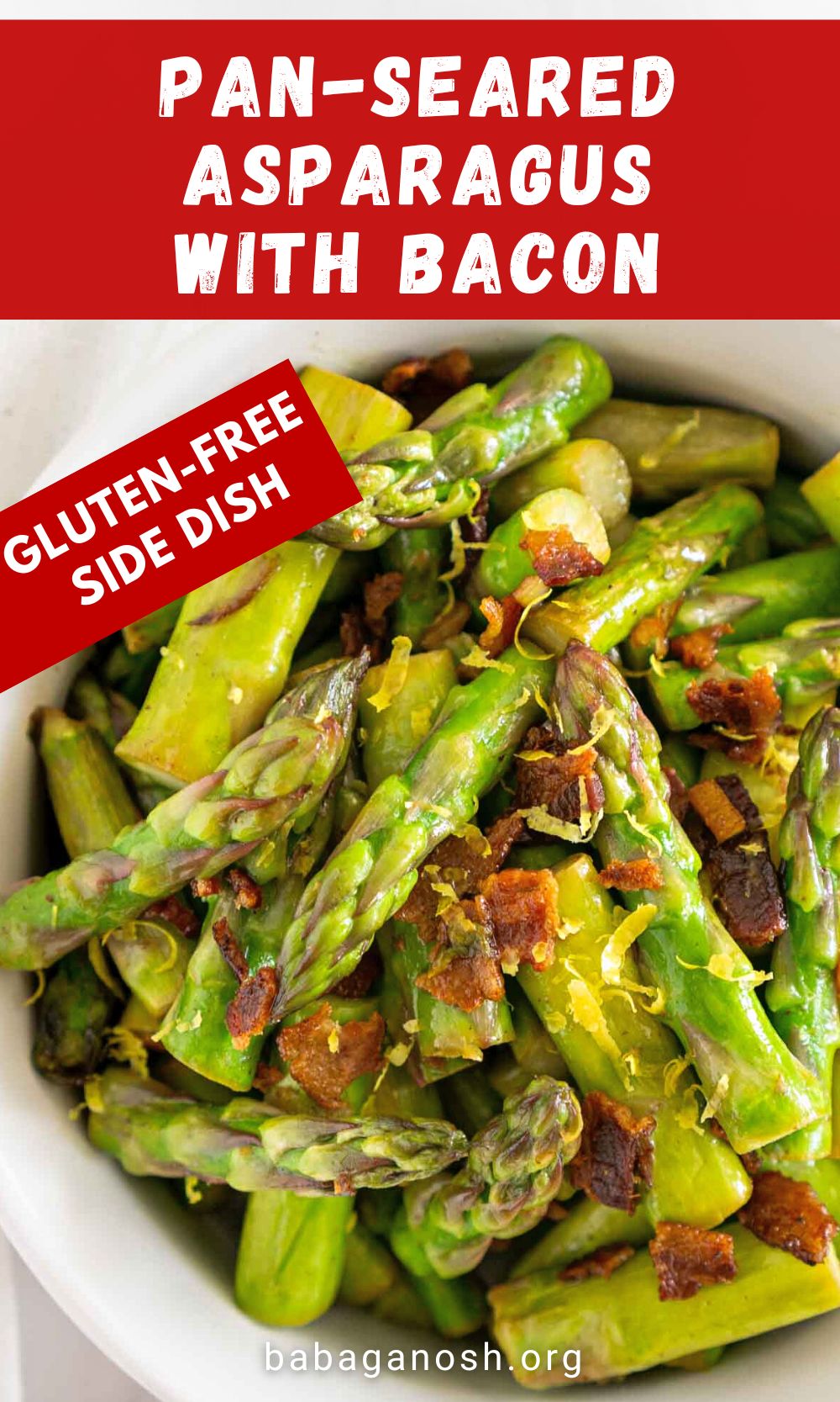 Sauteed Asparagus with Bacon Babaganosh