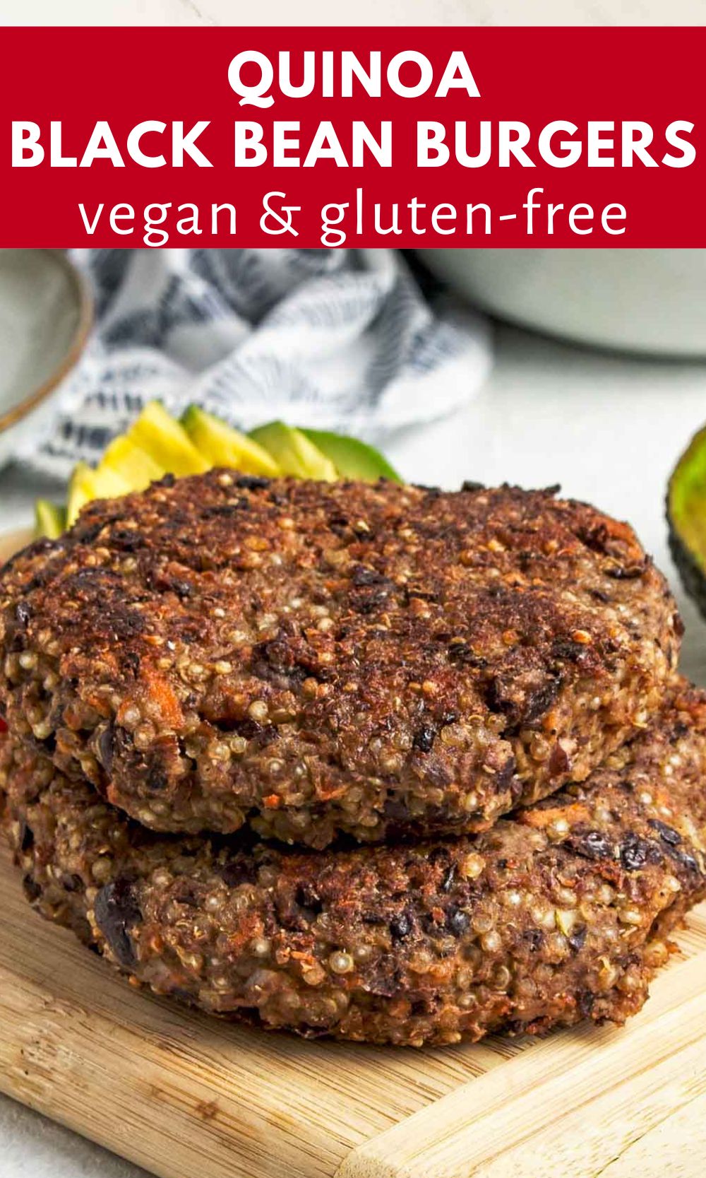 Quinoa Black Bean Burgers Babaganosh