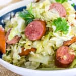 fried cabbage and kielbasa recipe