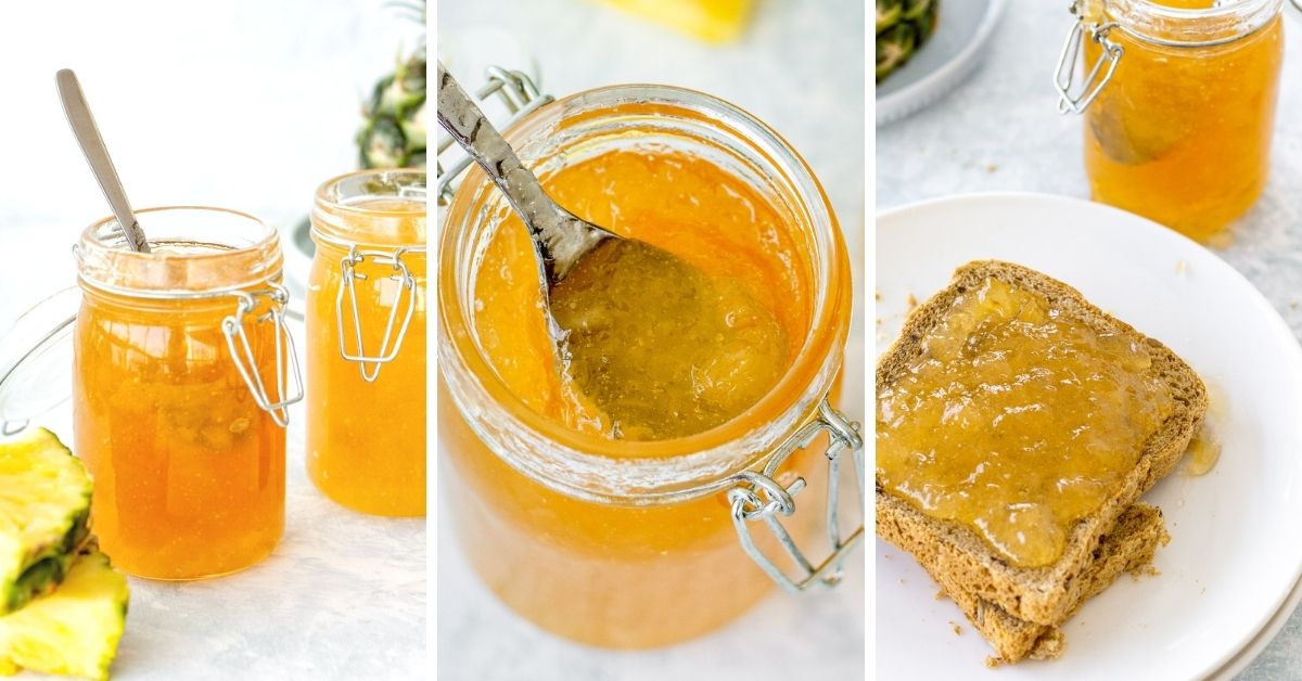 Easy Pineapple Jam Babaganosh