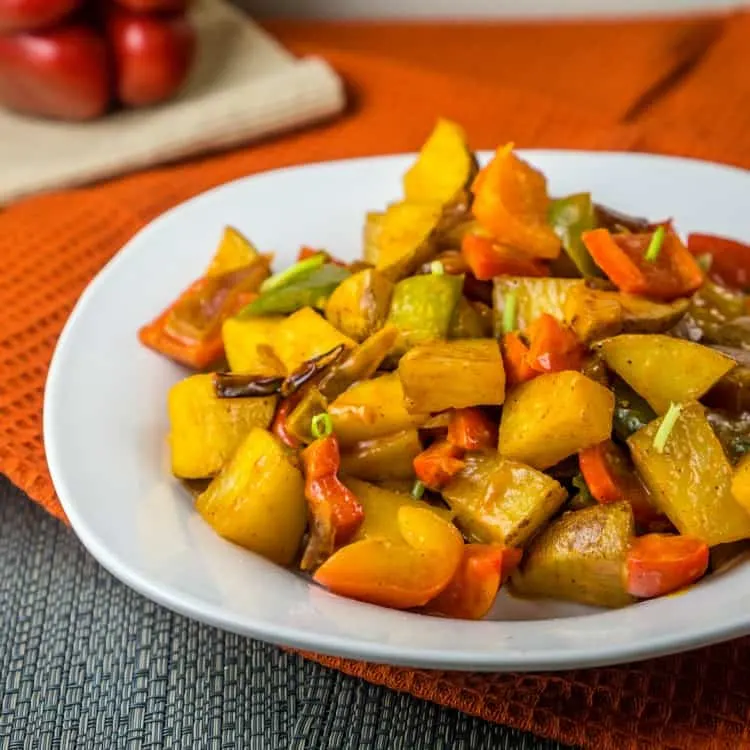 Potato and Bell Pepper Hash