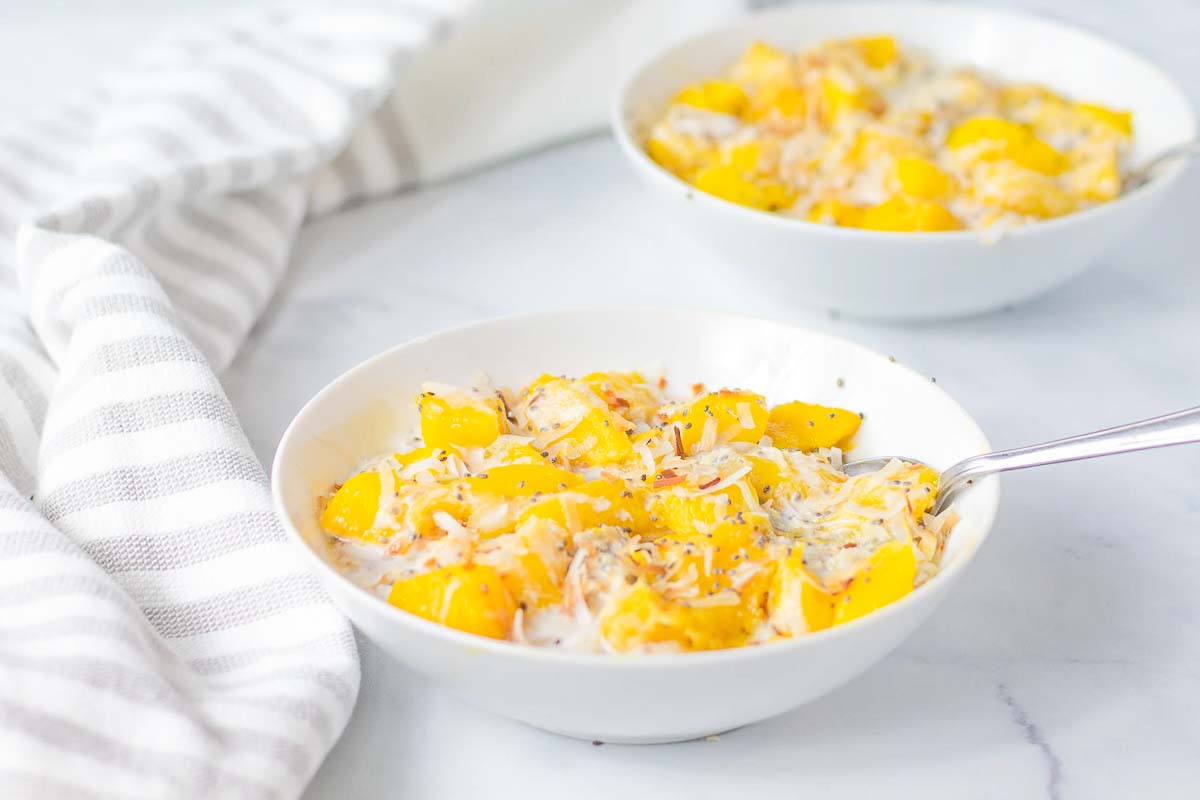 Mango Oatmeal Babaganosh
