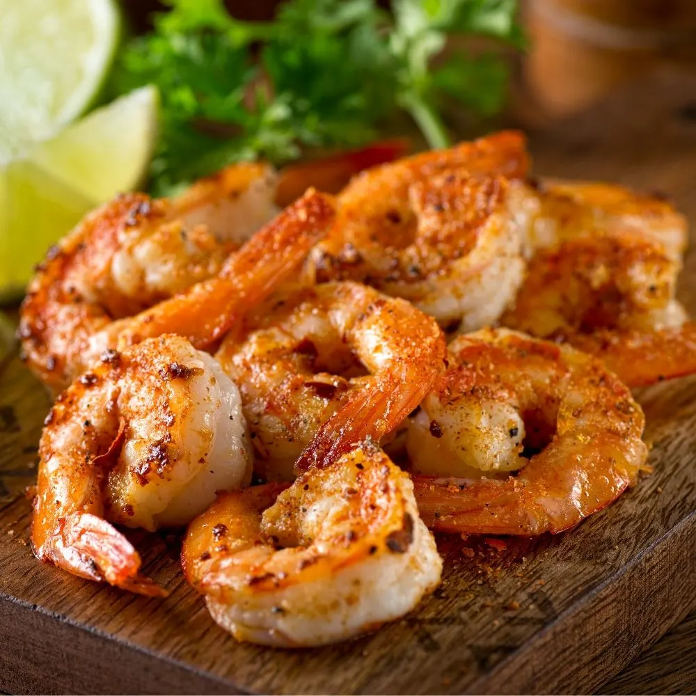 cooked cajun shrimp