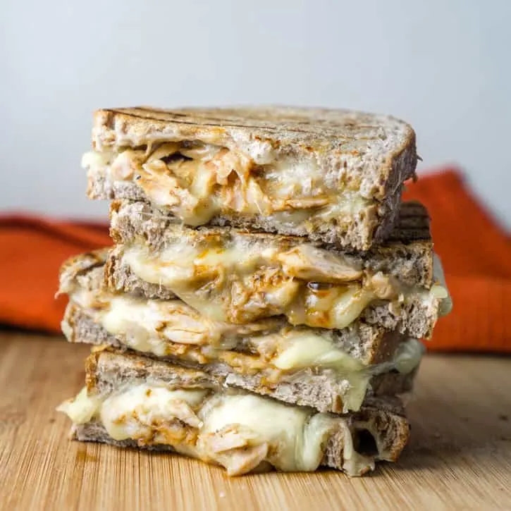 BBQ Chicken Grilled Cheese Babaganosh