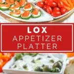 lox appetizer platter pinterest graphic