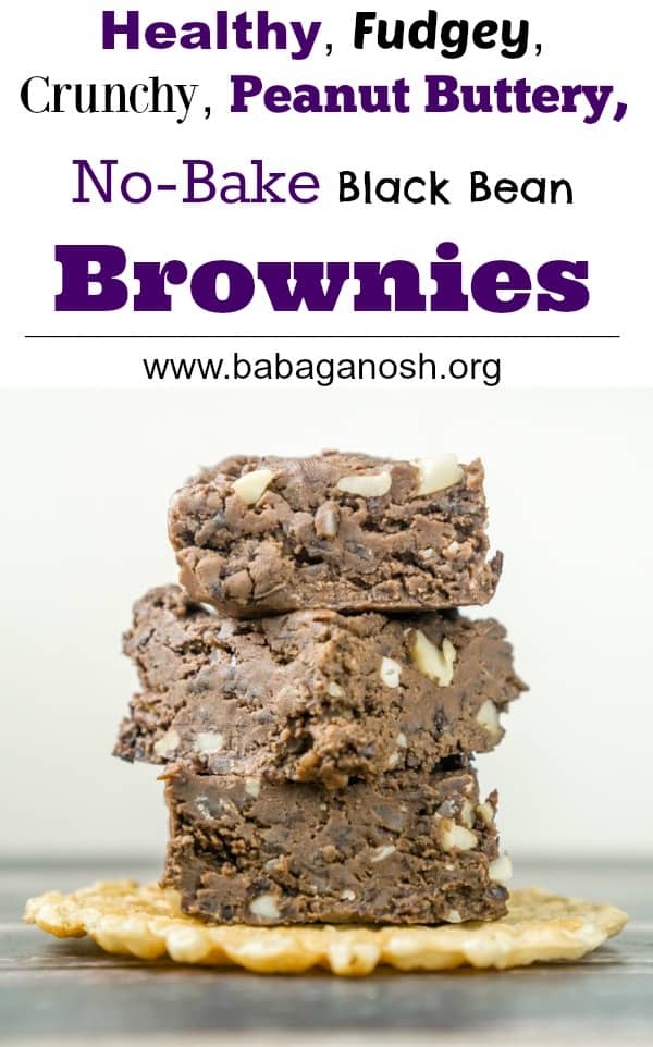 Healthy, fudgey, peanut buttery, no-bake brownies. Does it get any better than this? These Peanut Butter No Bake Fudge Brownies are easy to make!