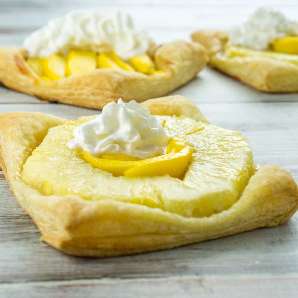 These Pineapple and Mango Puff Pastry Squares are my favorite go-to dessert when you need something quick and easy to make. They are truly irresistible! 