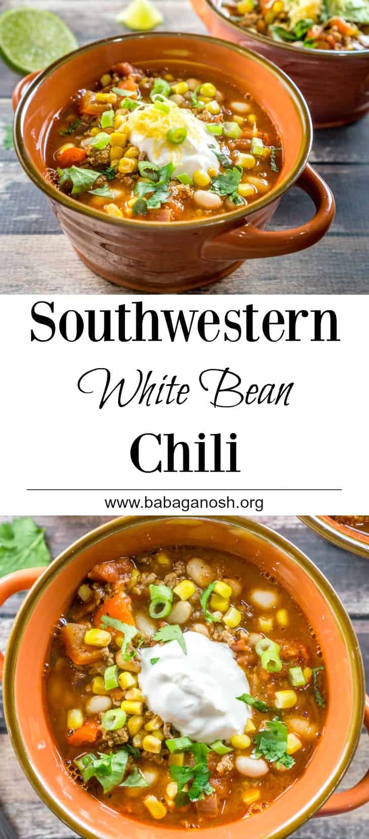 Quick and Easy Southwest Chili with Ground Beef and White Beans