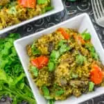 Instant Pot One-minute Quinoa with Sausage and Vegetables : Babaganosh.org