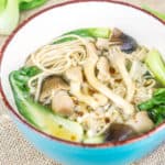 Lemongrass Ginger Mushroom Soup with Soba Noodles | Babaganosh.org