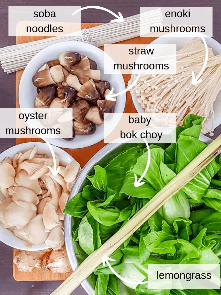 enoki mushroom soup ingredients