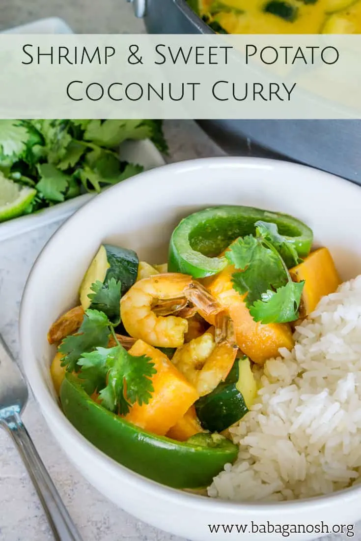 Shrimp and Sweet Potato Coconut Curry