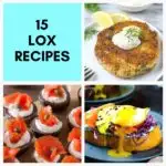 lox recipes pinterest graphic