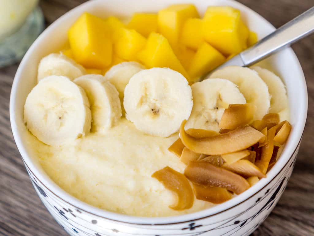 Mango Whipped Cottage Cheese Babaganosh