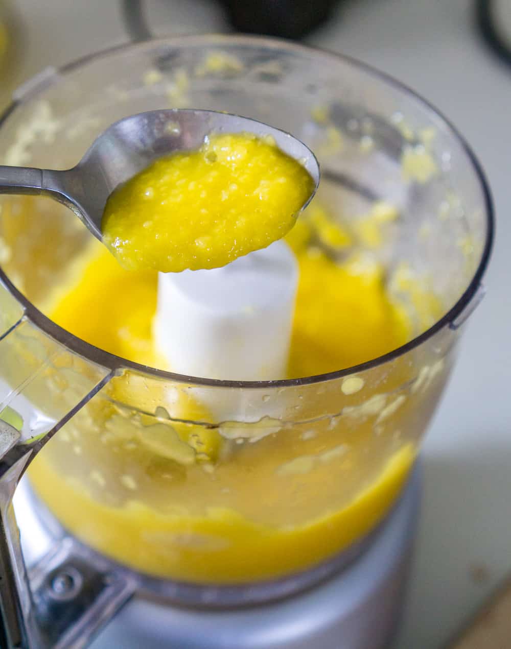 image of whipped mango puree