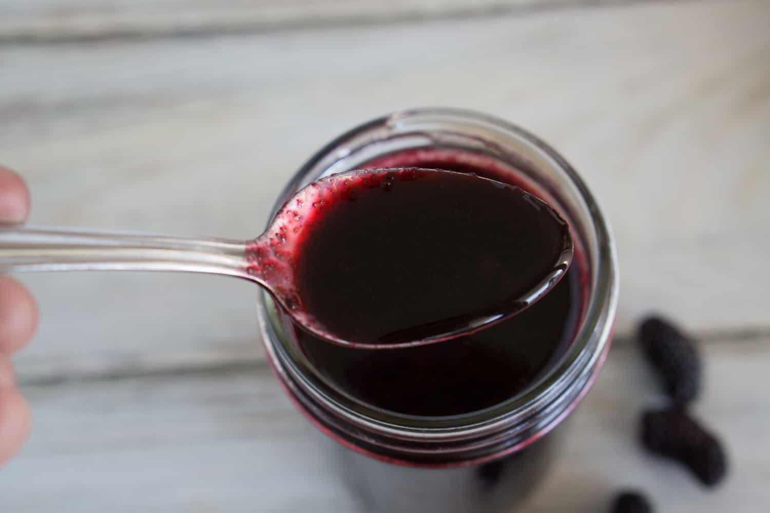 image of mulberry syrup