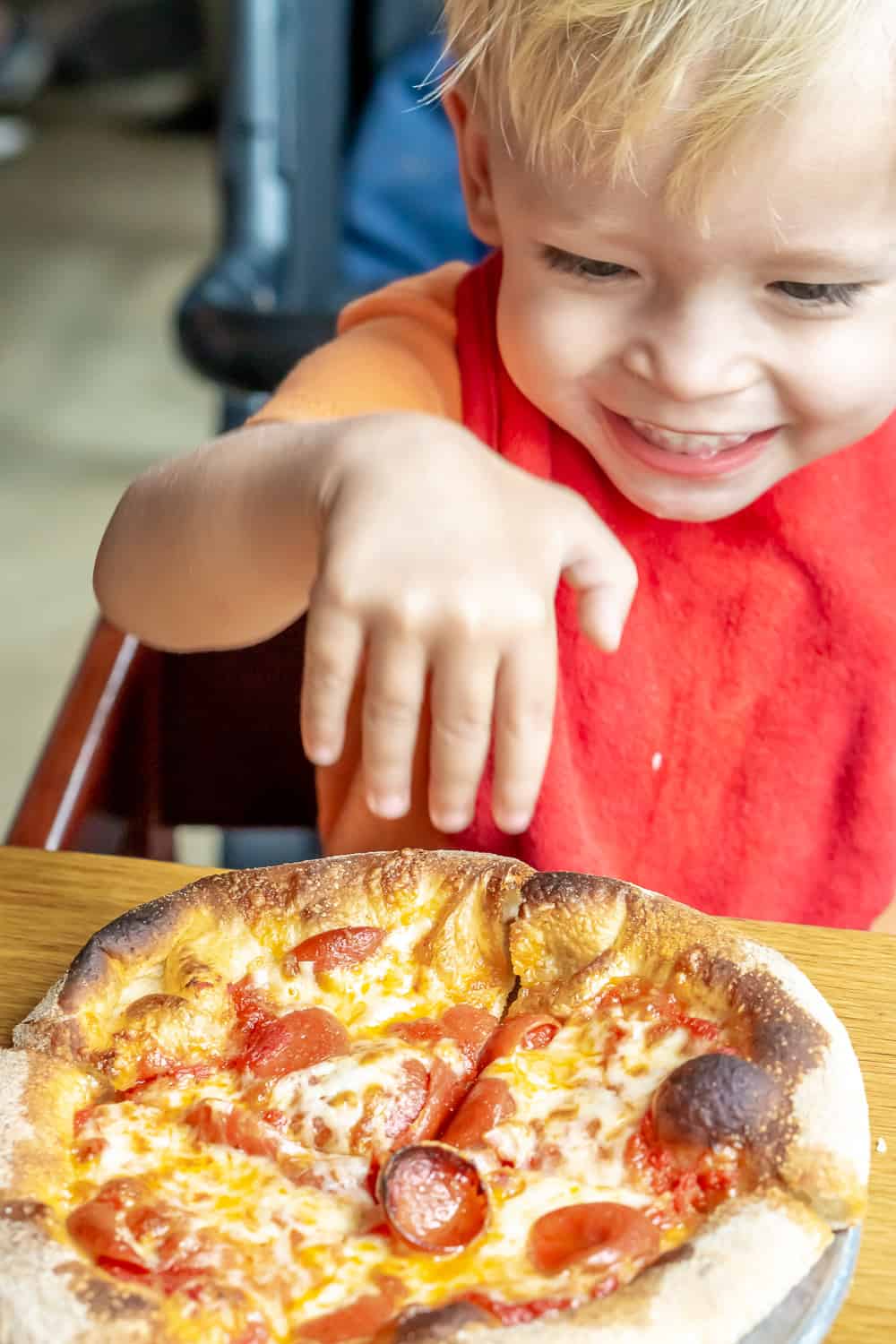 build your own pizza from the kids menu