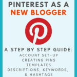 pinterest guide for new bloggers graphic