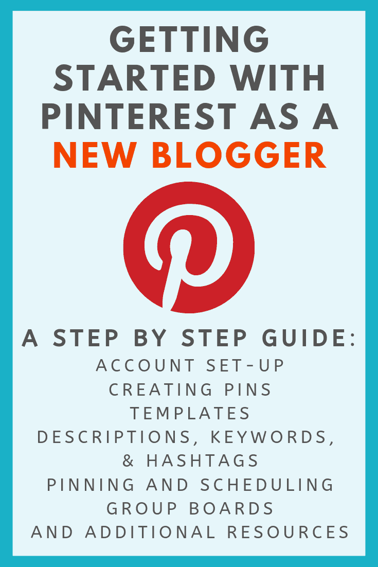 pinterest guide for new bloggers graphic