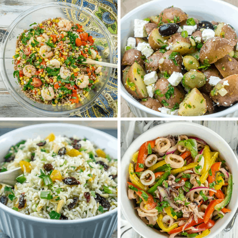 labor day side dish recipes - collage