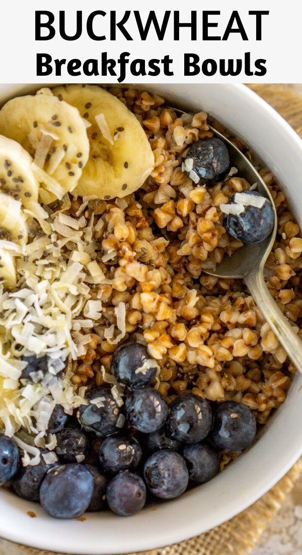 Breakfast Buckwheat Bowls with Fruit Babaganosh