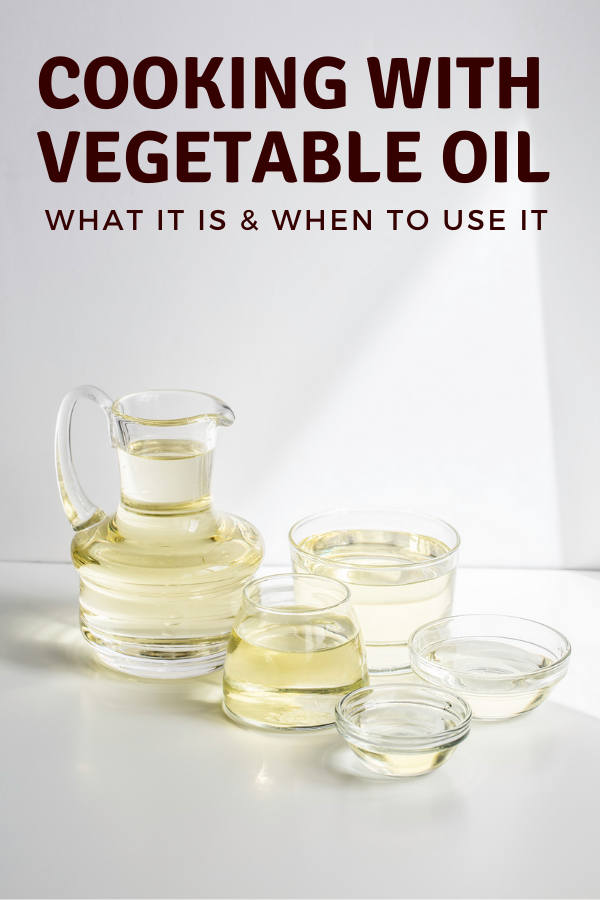 cooking with vegetable oil graphic