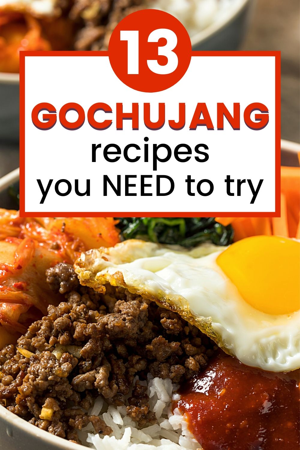 gochujang recipes graphic