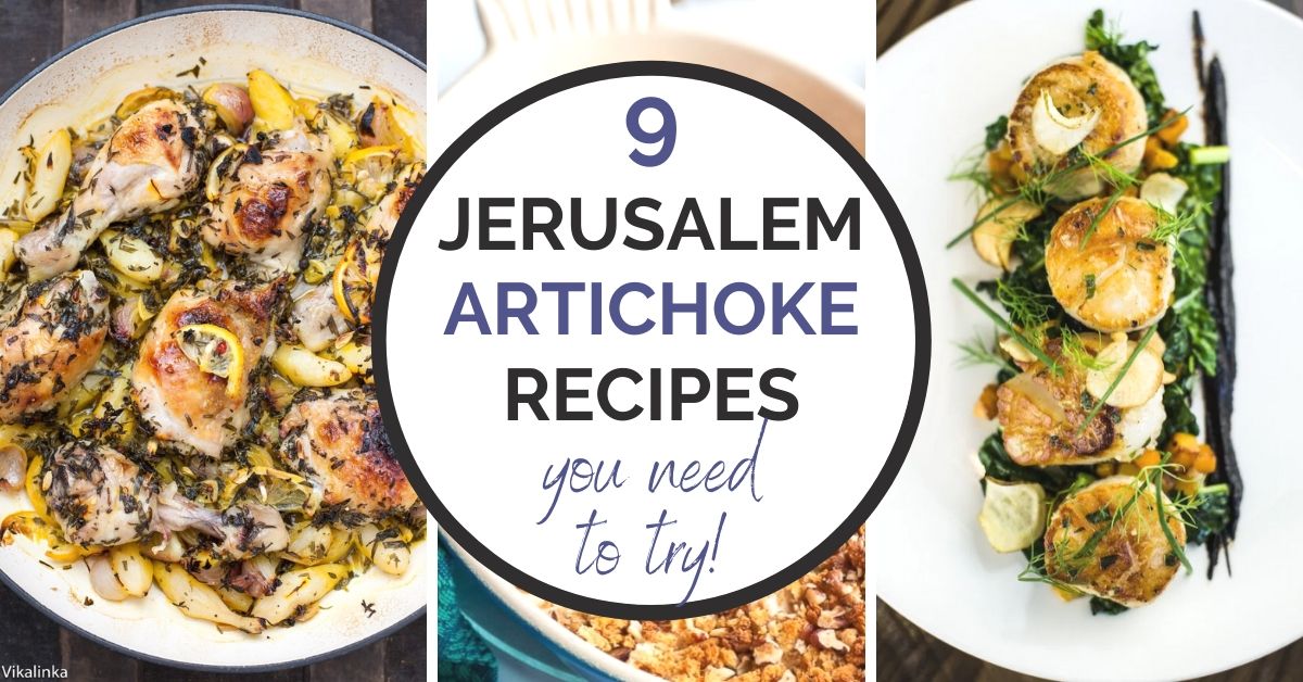 jerusalem artichoke recipes collage