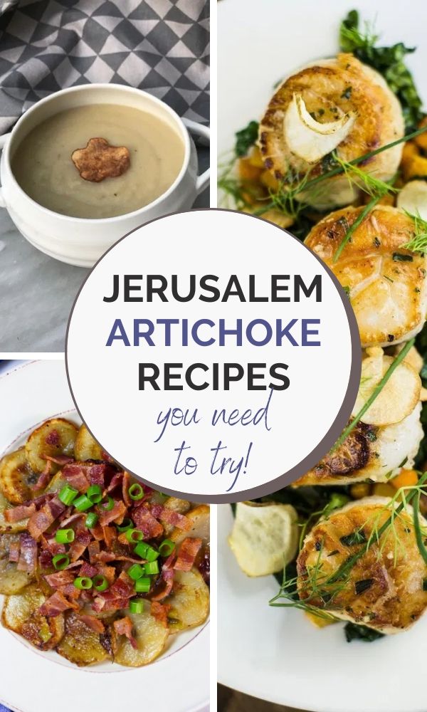 jerusalem artichoke recipes collage