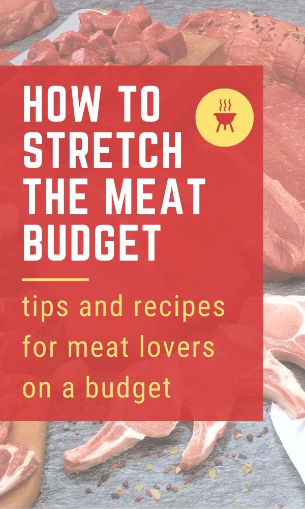 how to stretch the meat budget graphic