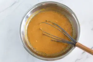 liquid ingredients for pumpkin pancakes