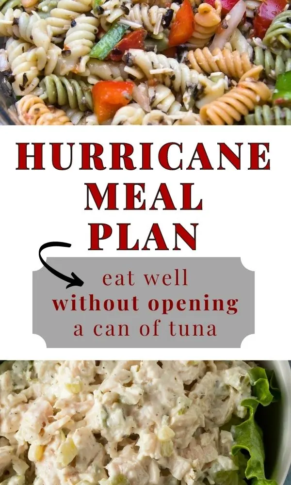 hurricane meal plan graphic
