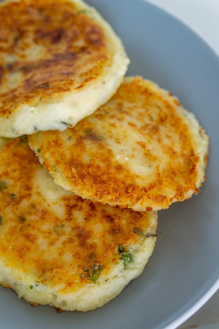 Mashed Potato Fritters Babaganosh