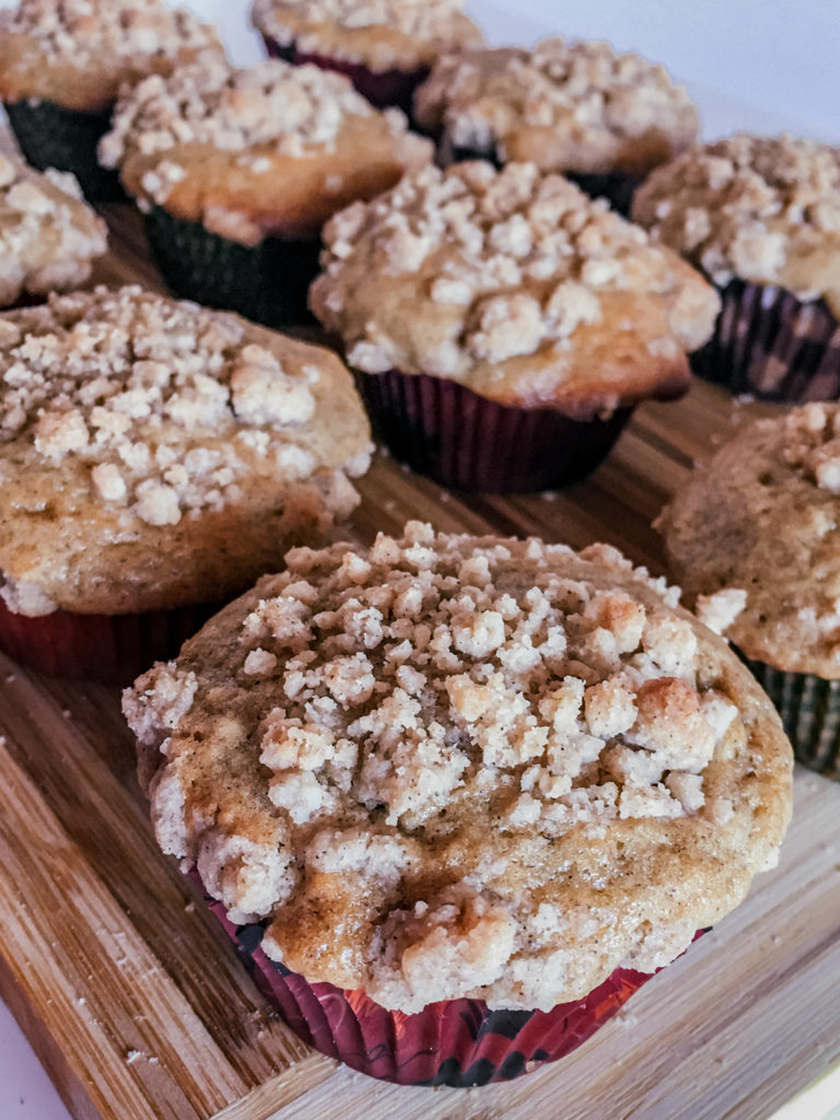 Cinnamon Coffee Cake Muffins with Crumb Topping Babaganosh