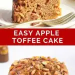 pinnaple image of easy apple toffee cake