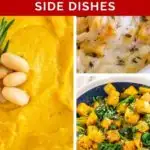 pinnable image of butternut squash side dishes