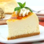 instant pot 6 inch cheesecake with caramelized creme brulee topping