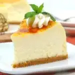 instant pot 6 inch cheesecake with caramelized creme brulee topping