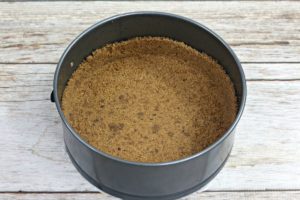 graham cracker crust pressed into a 6-inch springform cheesecake pan
