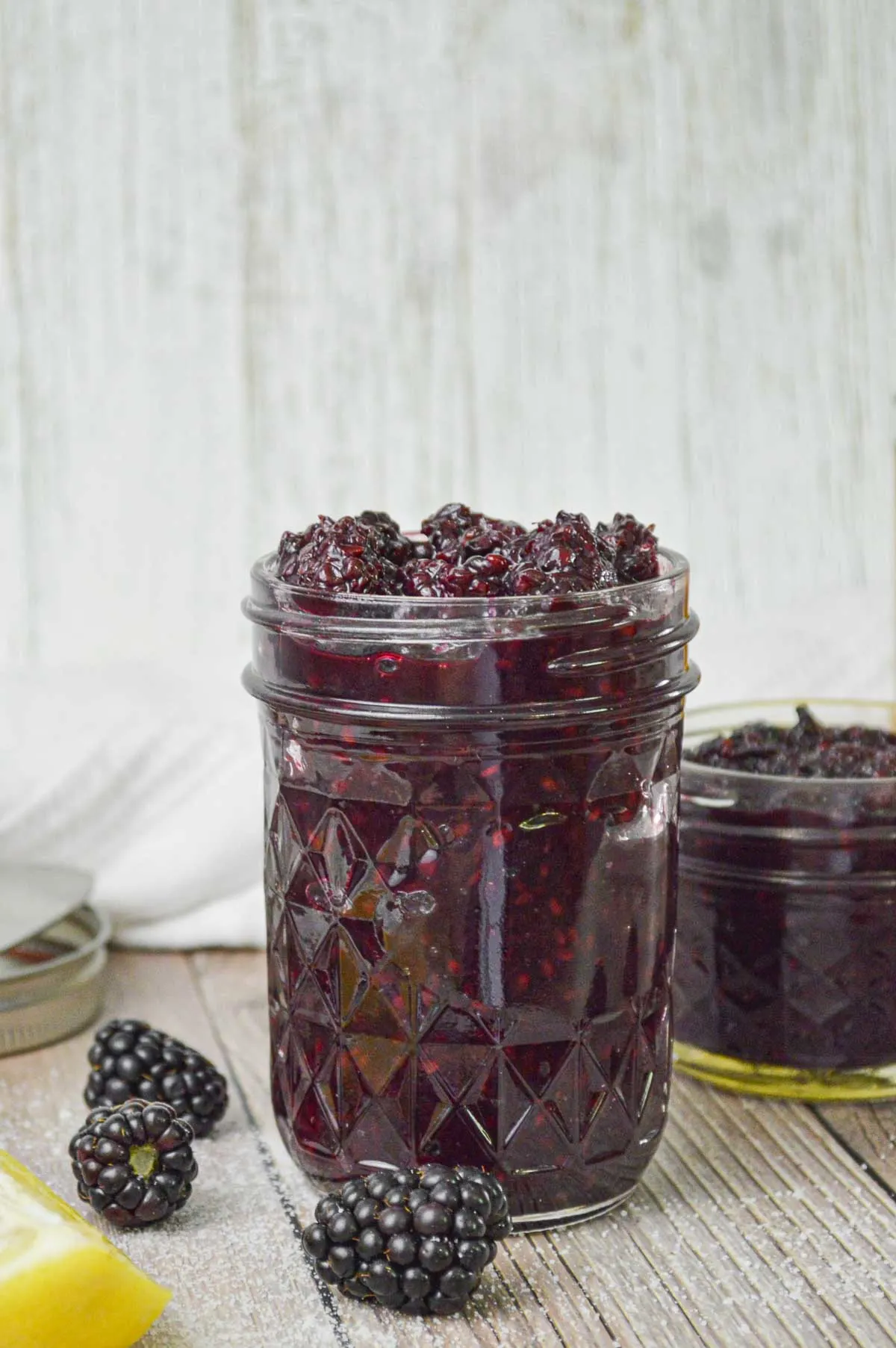 1 jar of blackberry bourbon jam.